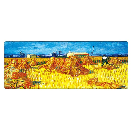 Large Oil Painting Desk Rubber Mouse Pad - Scarecrow
