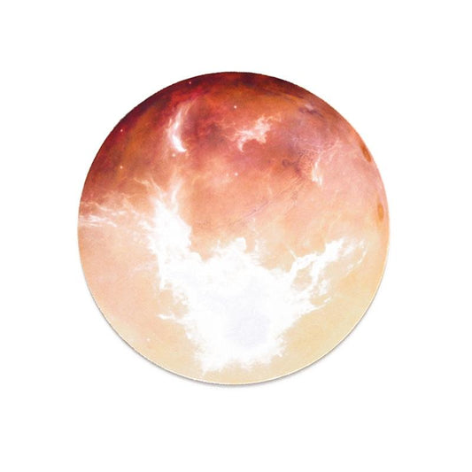 5 Piece Round Rubber Mouse Pad Set - Mars